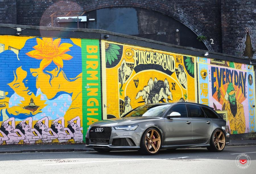  Audi RS6 Avant on Vossen Wheels (M-X5) 2019 года  (фото 10 из 23)